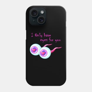Pastel Goth Anatomical Eyes Valentine Phone Case