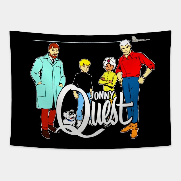 Jonny Quest, non-distressed Tapestry by woodsman