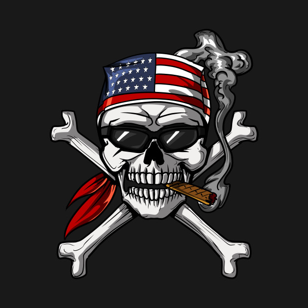 Pirate Skull Crossbones Captain Sailor