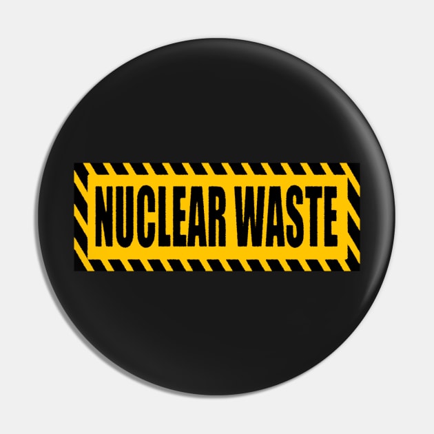 Nuclear Waste Pin by  The best hard hat stickers 