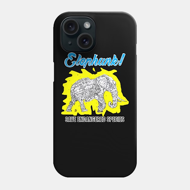 ELEPHUNK! Phone Case by akunapie