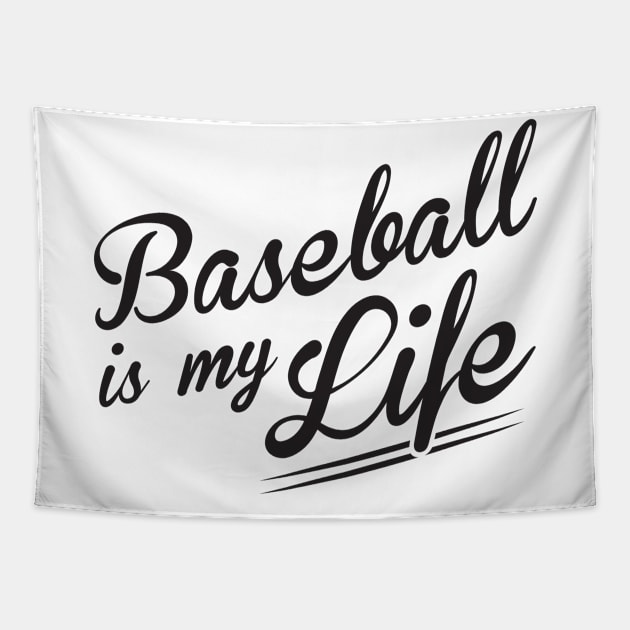 Baseball is my life Tapestry by nektarinchen