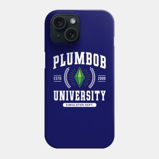 Plumbob University Crest Phone Case