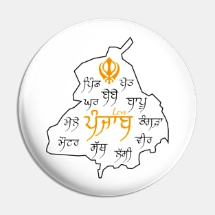 Love Punjab Bebe Bapu Pin