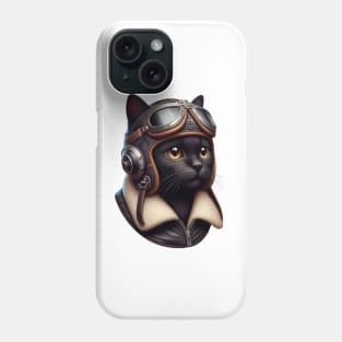 Pilot Cat Phone Case