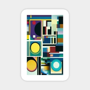 Cubist Collage Magnet