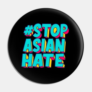 stop asian hate - hastag Pin