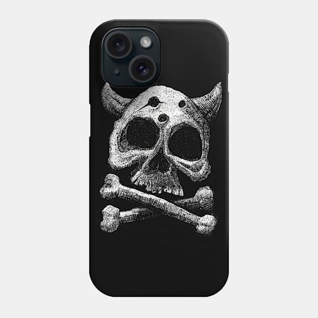 The Skull Phone Case by cowyark rubbark