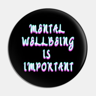 Mental Wellbeing v3 Pin