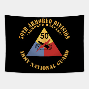 50th Armored Division - SSI - Armored Warfare - ARNG X 300 Tapestry