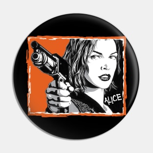 ALICE FROM RESIDENT EVIL Pin