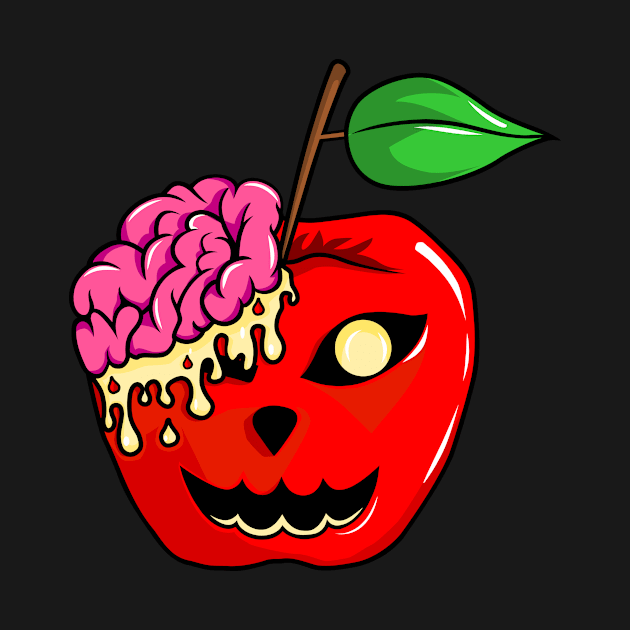 Scary Apple by Inyourdesigns