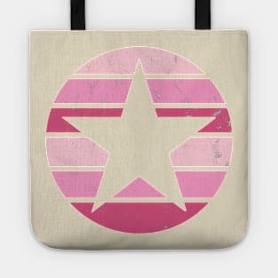 Star Symbol Distressed Vintage Tote