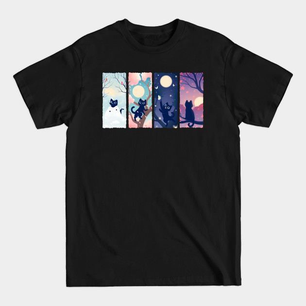 Changing Seasons - Cats - T-Shirt