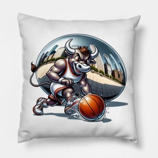 Bull at The Bean | Chicago Bull Basketball Bean Pillow