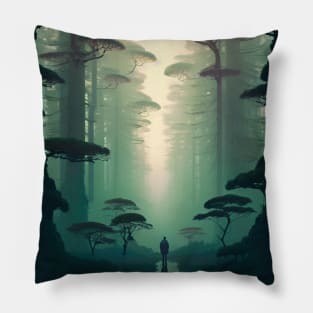 Misty Forest Pillow