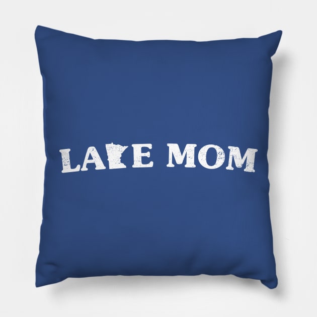 Minnesota Lake Mom Pillow by mjheubach