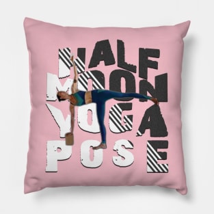 Half moon yoga pose Pillow