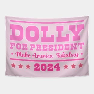 Dolly for President Tapestry