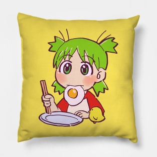 yotsuba breakfast eating fried egg Pillow