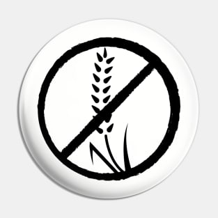 Gluten Free No Wheat Shirt Pin