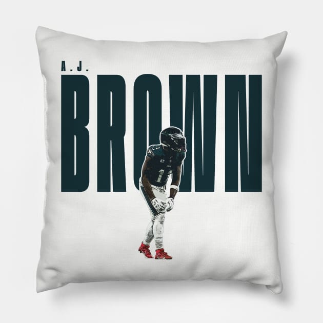 AJ Brown Pillow by islandersgraphics