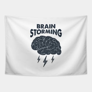 Brain Storming. Smart And Creative. Inspirational Quote Tapestry