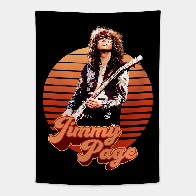 Jimmy Page Tapestry by Aloenalone