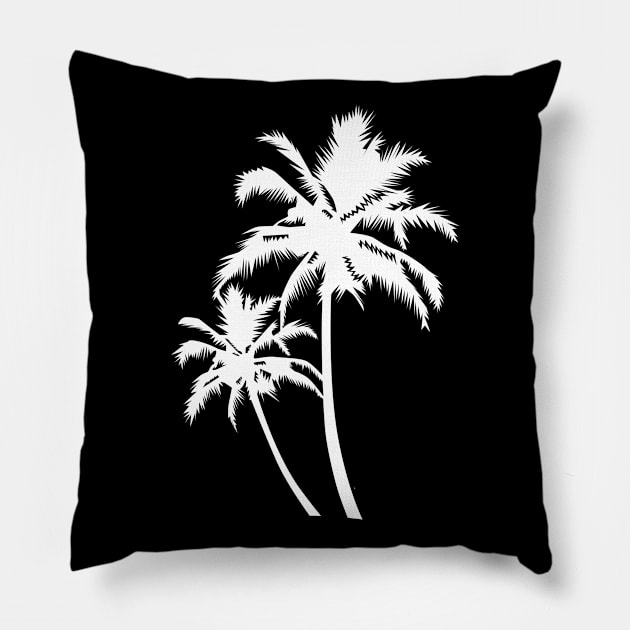 Palm Trees Pillow by ShirtyLife