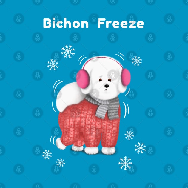 Bichon Freeze by illucalliart