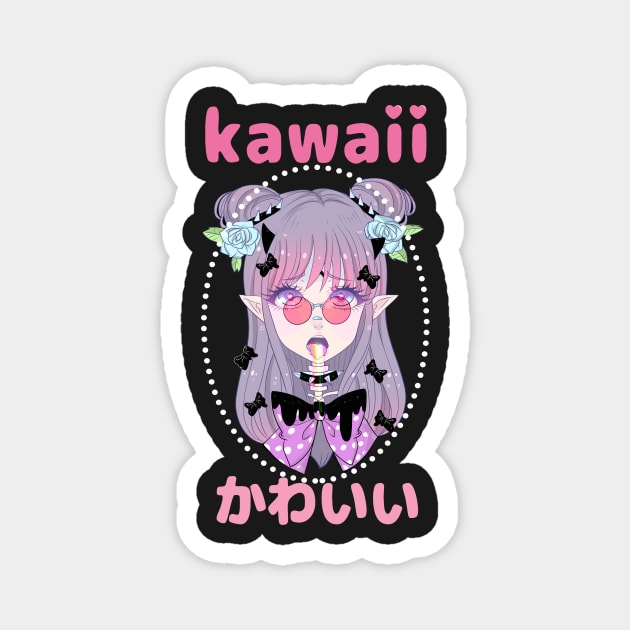 kawaii Magnet by invaderceles