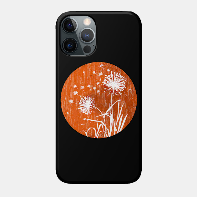 Dandelions By The Rain - Raindrops - Phone Case