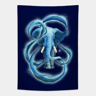 Aquaphant - Elemental Water Elephant Tapestry