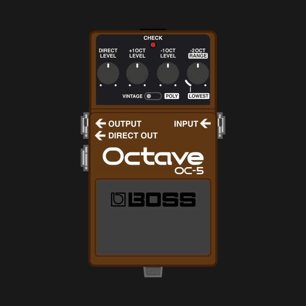 Boss OC-5 Octave Guitar Effect Pedal by conform