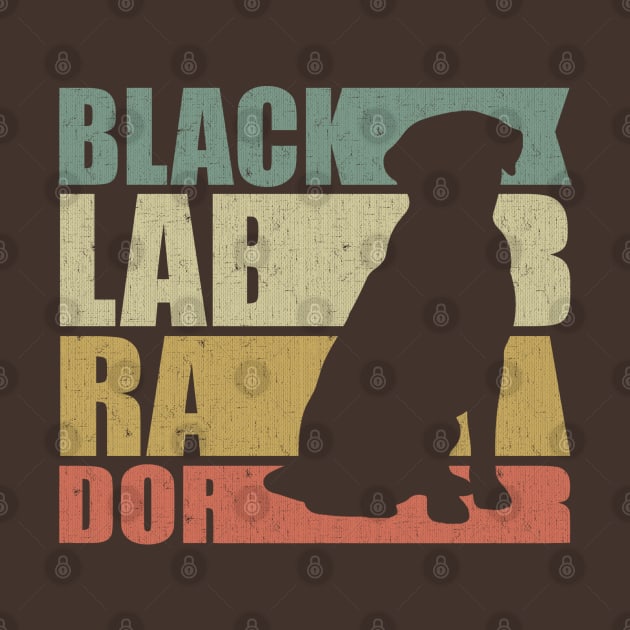 Labrador Mom -  Funny Retro Black Labrador Lover Gift by clickbong12