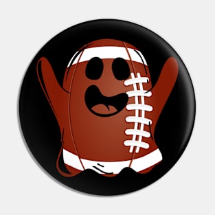 American football Ghost American football Lover Halloween Costume Pin