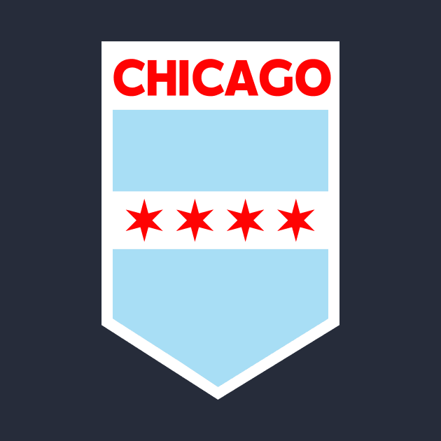 Chicago City Flag Emblem by SLAG_Creative