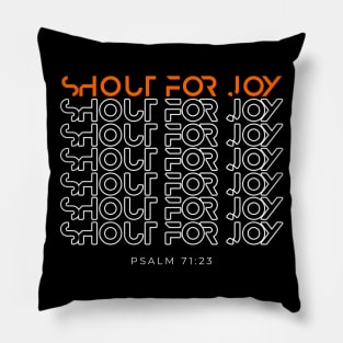 Shout for Joy Street Design Pillow