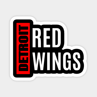 Red wings modern Magnet