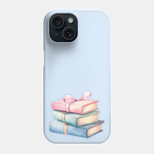 Cute Pastel Books Phone Case