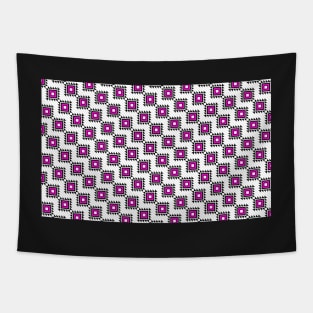 Pink Ethnic pattern pet bandana Tapestry