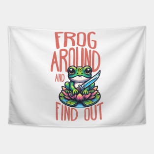 Frog Around And Find Out Tapestry