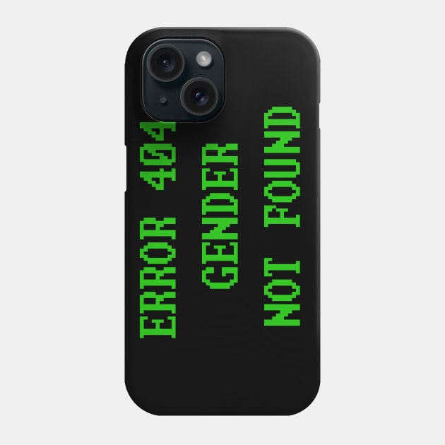 Gender Not Found Phone Case by TomGrennell