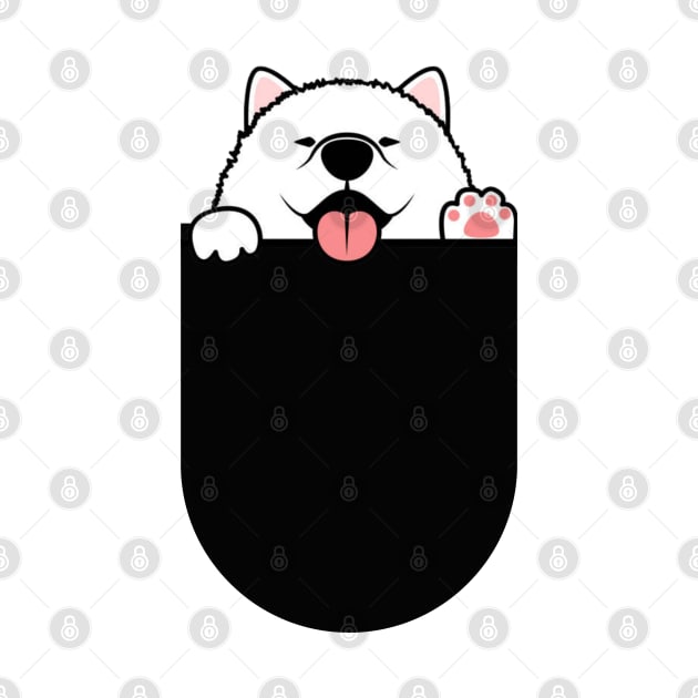 samoyed pocket by Serotonin