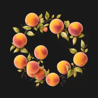 peach pattern T-Shirt