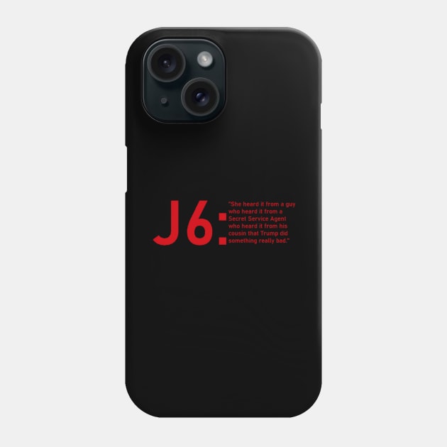 J6 Hearsay Phone Case by Limb Store