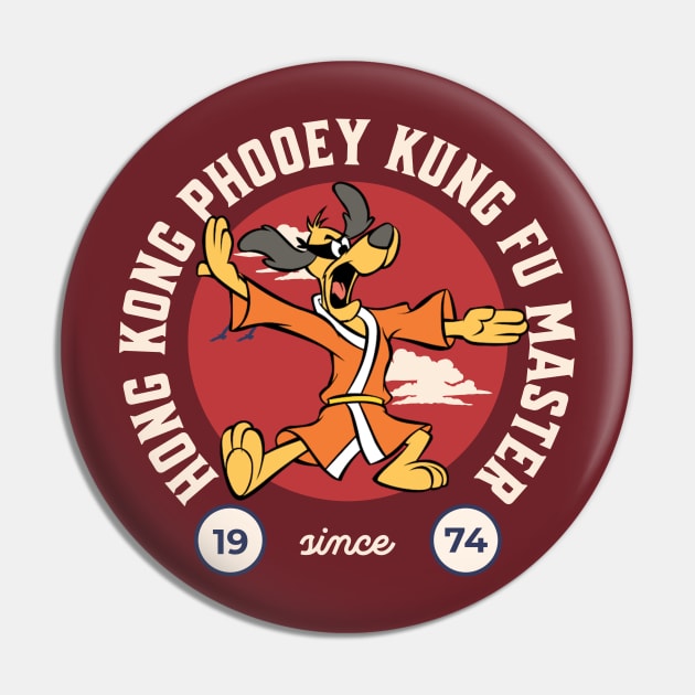 Hong Kong Phooey, Kung Fu Master Pin by Teessential