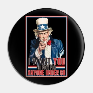 I want you to vote Pin