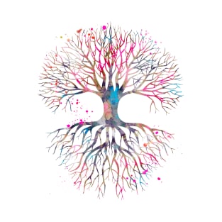 Tree of life watercolor painting 2 T-Shirt