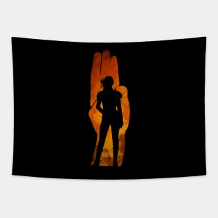 Girl on Fire Tapestry